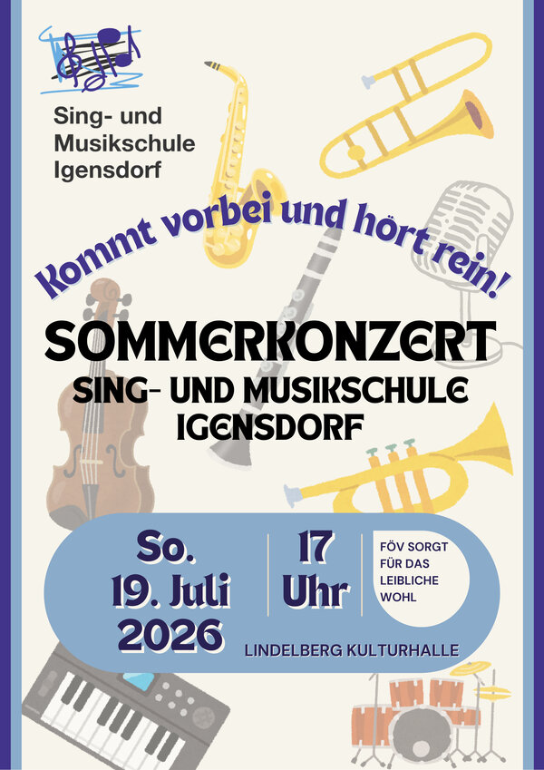 Plakat Sommerkonzert